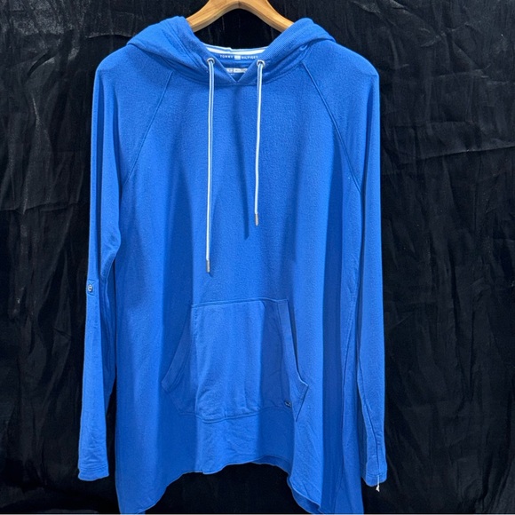 Tommy Hilfiger Sport Royal Blue Hoodie - Picture 3 of 7